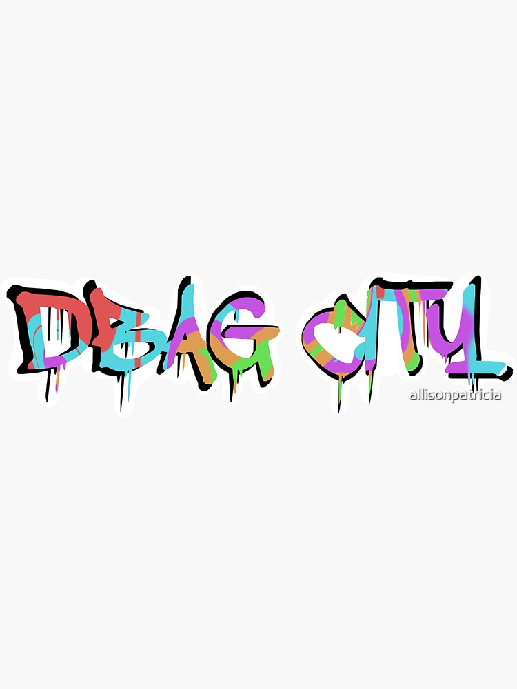 Thumbnail 3 of 3, Sticker, Dbag City designed and sold by allisonpatricia.