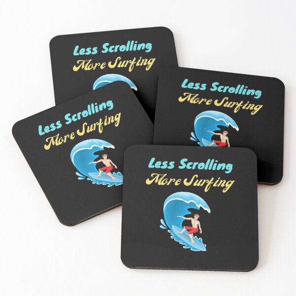 Item preview, Less Scrolling More Surfing designed and sold by Tovahblue.