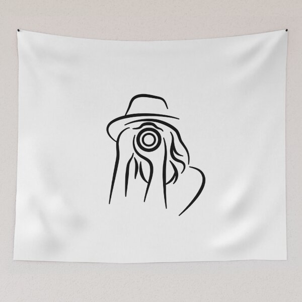 Item preview, Photographer Minimalist Line Drawing designed and sold by RyanDraws.
