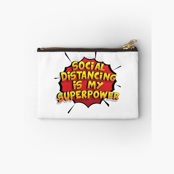 Item preview, Social Distancing is my Superpower Funny Design Social Distancing Gift designed and sold by Custom365.