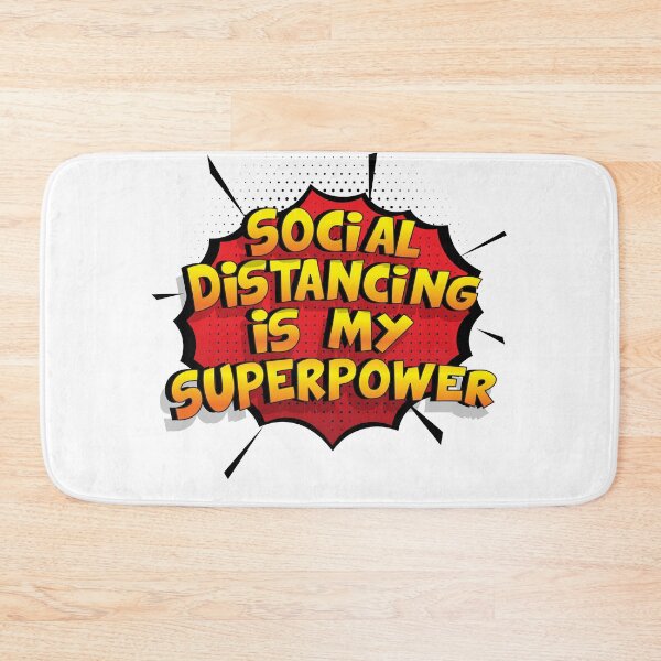 Item preview, Social Distancing is my Superpower Funny Design Social Distancing Gift designed and sold by Custom365.