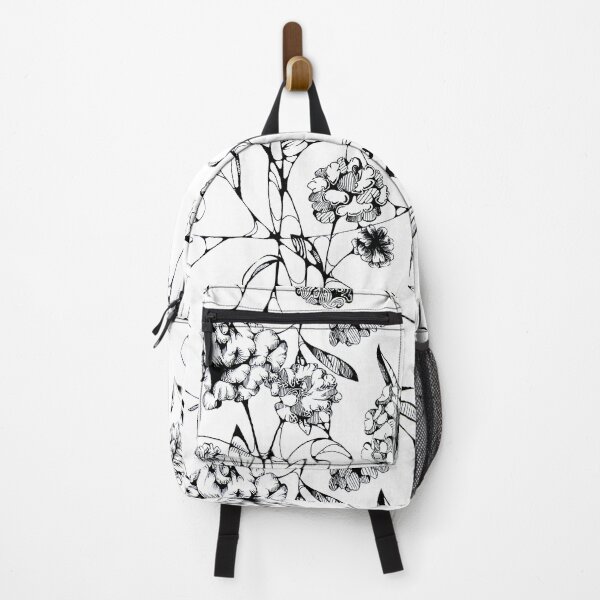 Item preview, Ink floral pattern designed and sold by BlueSkeksis.