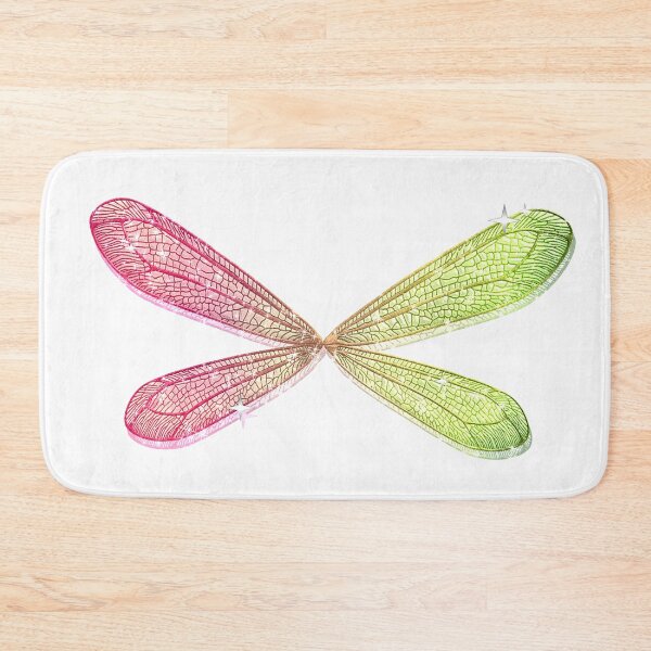 Item preview, Fantasy Dragonfly Fairy Wings Back Texture Nature Fairy Tales Pink and Green designed and sold by Jolly-Yosei.