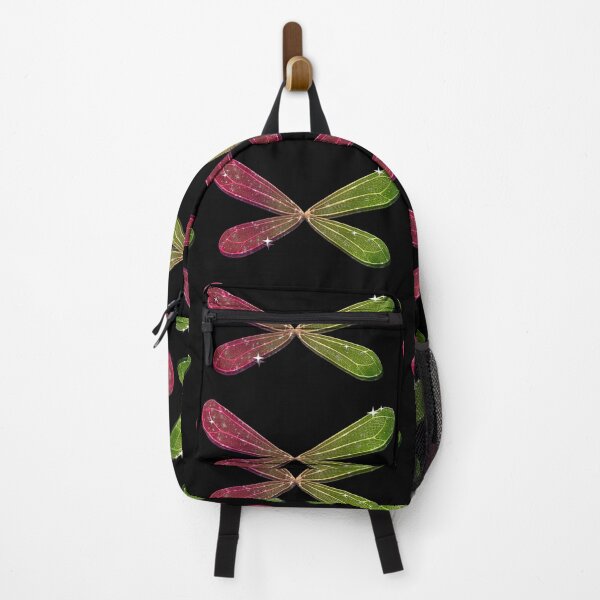 Item preview, Fantasy Dragonfly Fairy Wings Back Texture Nature Fairy Tales Pink and Green designed and sold by Jolly-Yosei.