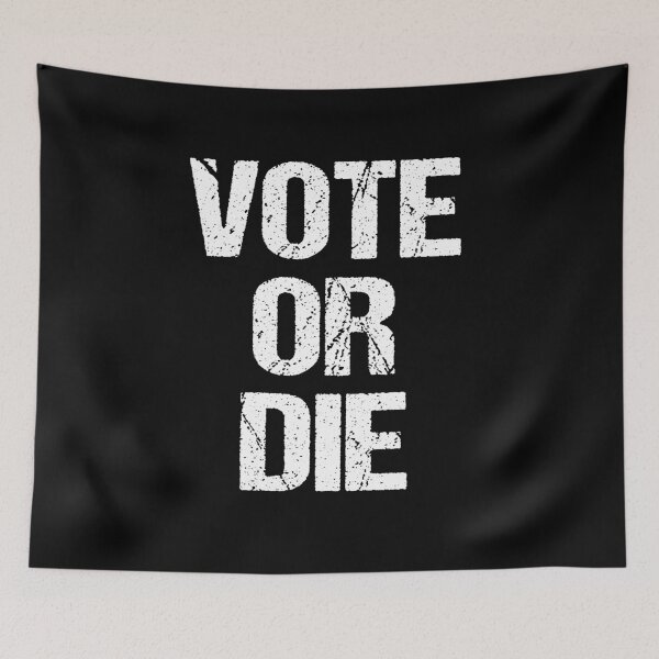 Item preview, VOTE OR DIE designed and sold by Andrea Lina.