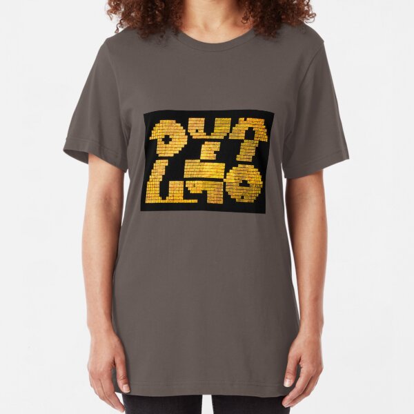 Traffic Sign Slim Fit T-Shirt