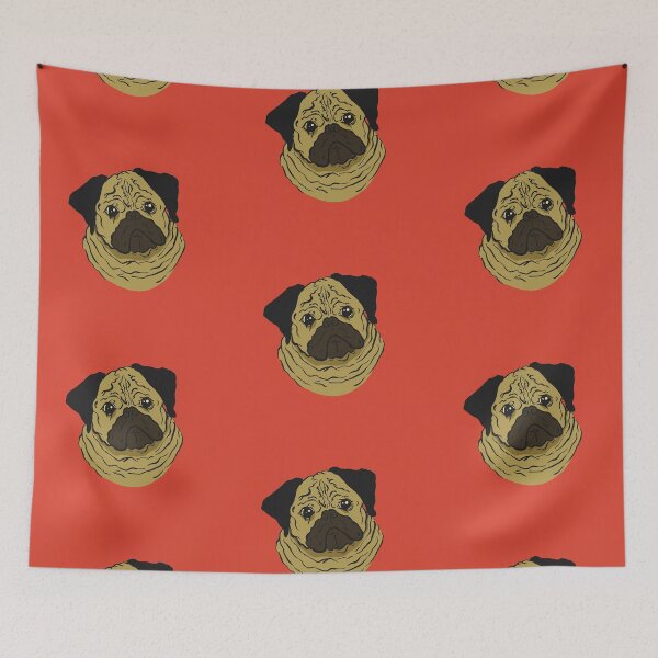 Item preview, Wrinkly Puppy Pug designed and sold by Klasha Fernandes.