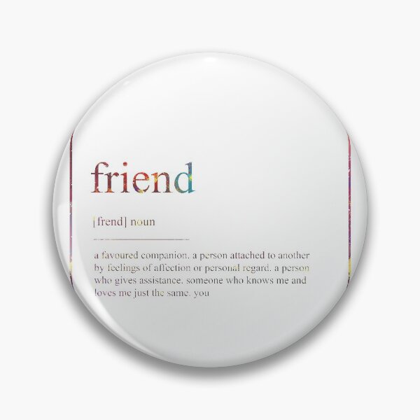 Item preview, FRIEND 239 Watercolor Map Yoga Quote Definition De designed and sold by vividpixelusa.