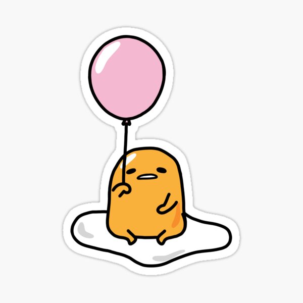 Lazy Cute Gudetama Eggshell Broken Japan Cartoon Decal Sticker Car Window Laptop