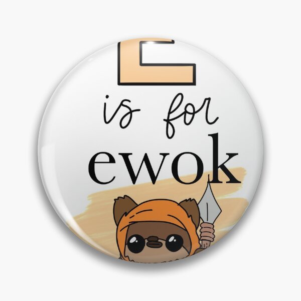 Item preview, E is for Ewok  designed and sold by Kendyll Pfeifer.