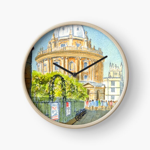 Radcliffe Camera Oxford University England Clock