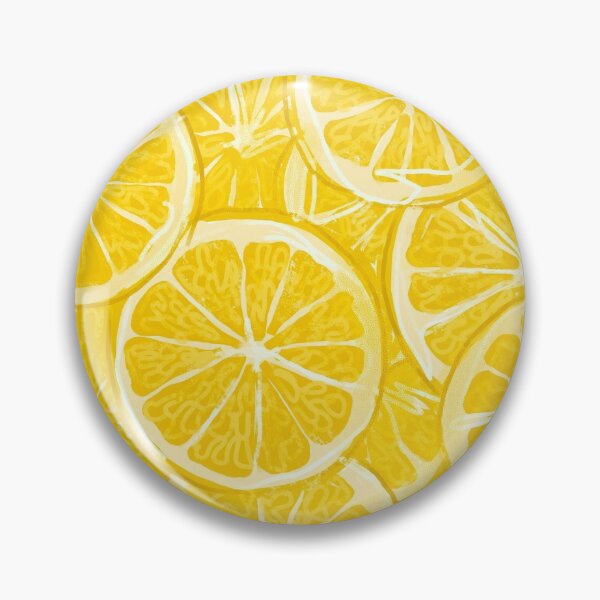 Item preview, bright yellow lemon slices designed and sold by rhinestonerodeo.