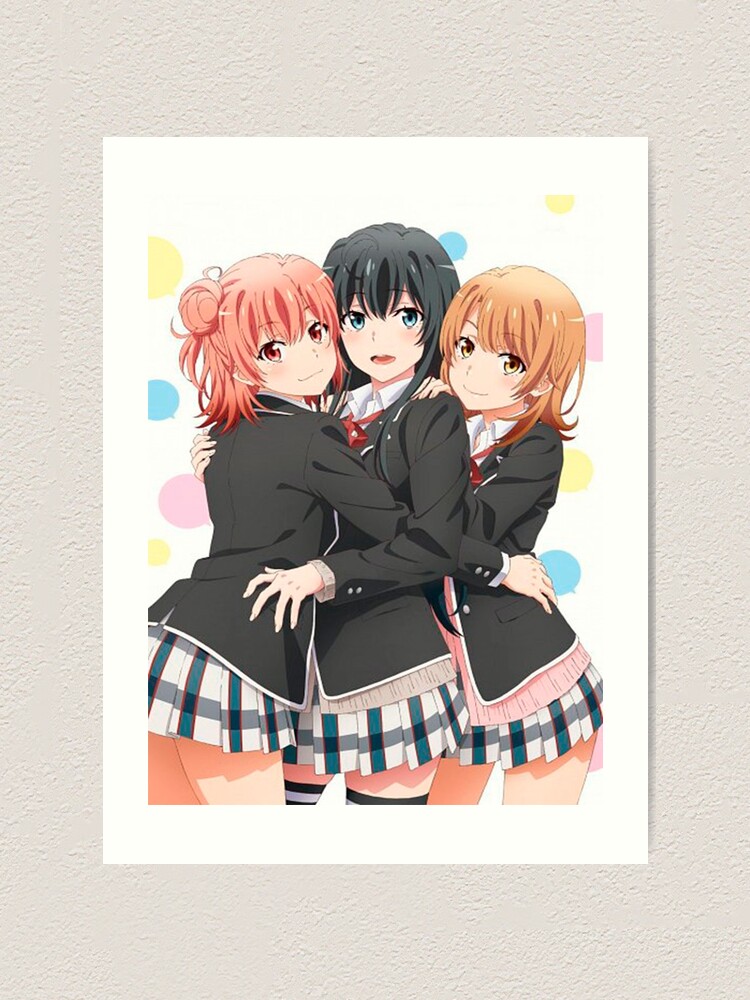 Yahari Ore no Seishun Love Comedy wa Machigatteiru - 3 Art Print for Sale  by Dam Zetsubou