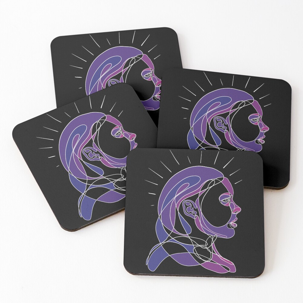 Item preview, Coasters (Set of 4) designed and sold by Straylinedesign.
