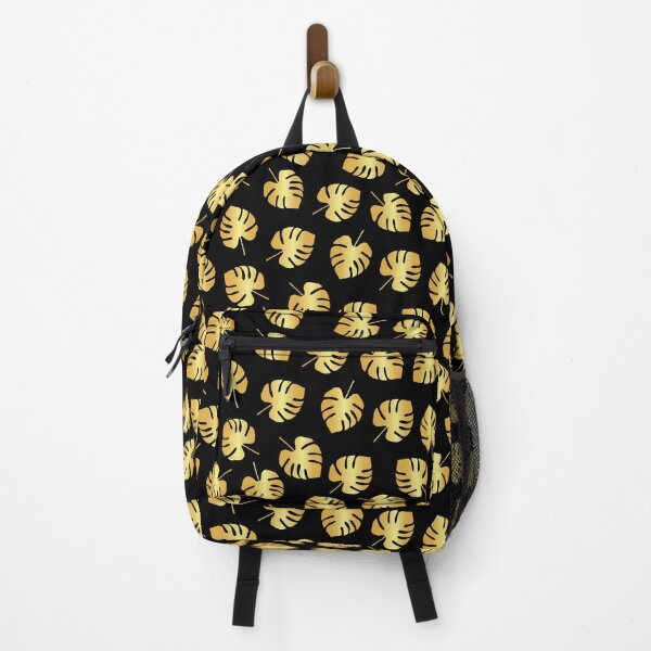 Item preview, Golden Monstera plants leaves seamless pattern for hawaii or aloha feeling designed and sold by anins-azuree.