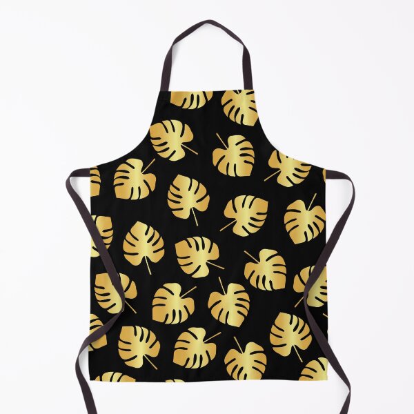 Item preview, Golden Monstera plants leaves seamless pattern for hawaii or aloha feeling designed and sold by anins-azuree.