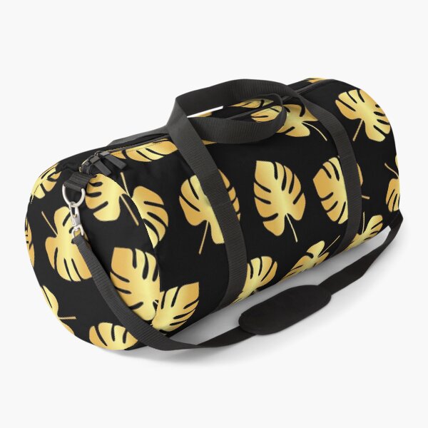 Item preview, Golden Monstera plants leaves seamless pattern for hawaii or aloha feeling designed and sold by anins-azuree.