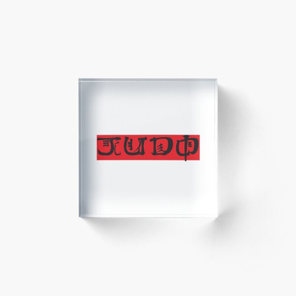Japanese JUDO Acrylic Block
