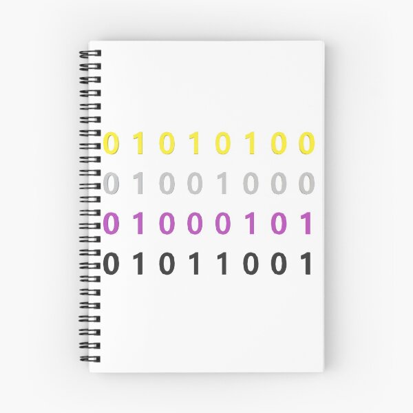 Item preview, Copy of THEY Non-binary binary code designed and sold by Spectrum Perspectives.