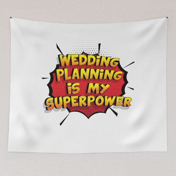 Item preview, Wedding Planning is my Superpower Funny Design Wedding Planning Gift designed and sold by Custom365.