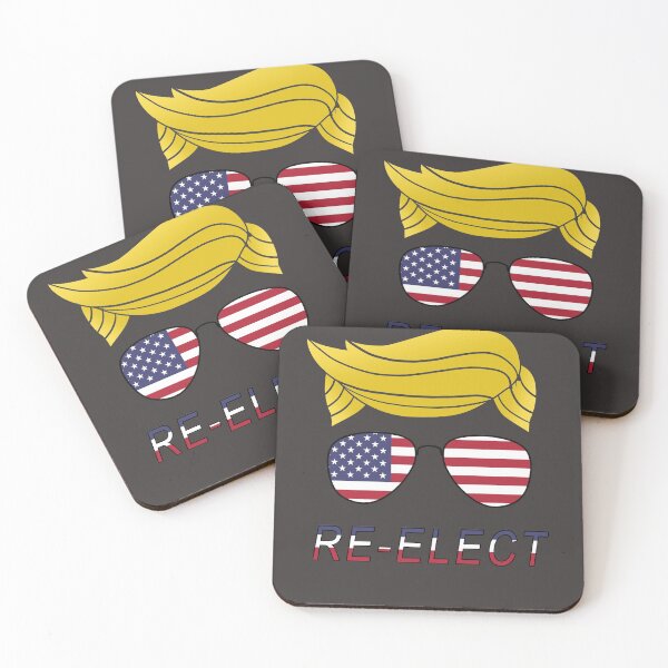 Item preview, Trump Hair USA Flag Patriot Pro Reelect 2024 GOP designed and sold by marinn.