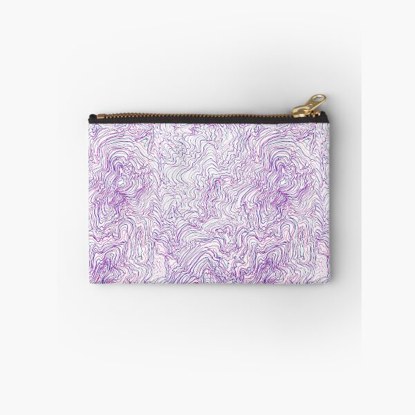 Item preview, trippy abstract pink and blue pattern designed and sold by rhinestonerodeo.