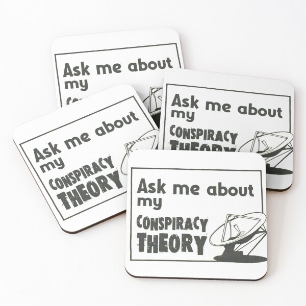 Item preview, Ask me about my CONSPIRACY THEORY | Funny Vintage 80s Design designed and sold by elevens.