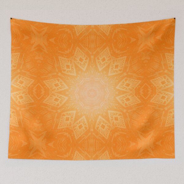 Item preview, Sunfire Beam - glowing Solar Mandala designed and sold by GloomyLand.