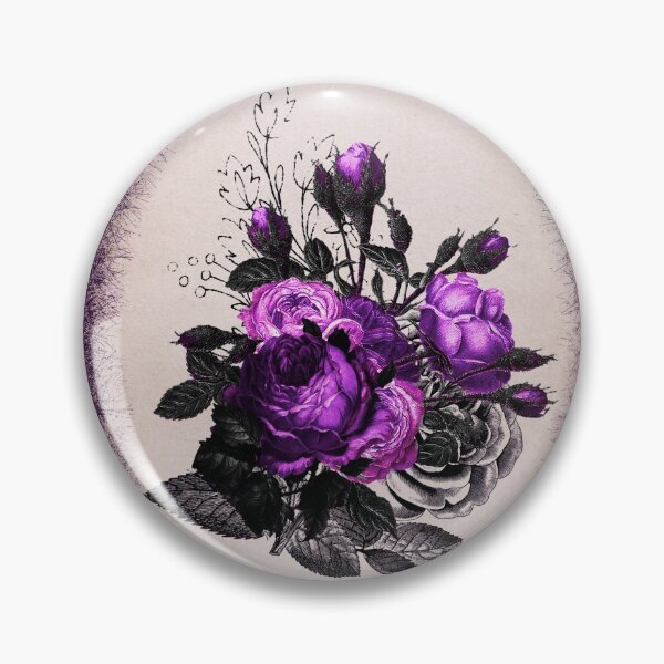 Item preview, Rose Bouquet in Deep Purple Shabby Chic designed and sold by Darcy777.