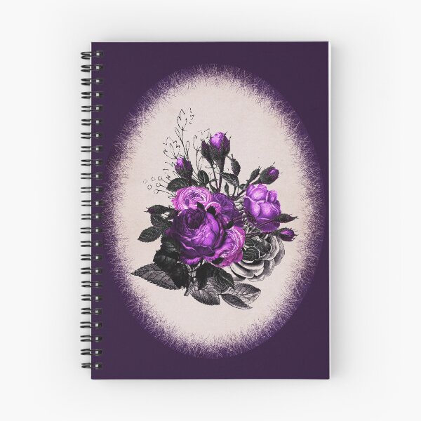 Item preview, Rose Bouquet in Deep Purple Shabby Chic designed and sold by Darcy777.