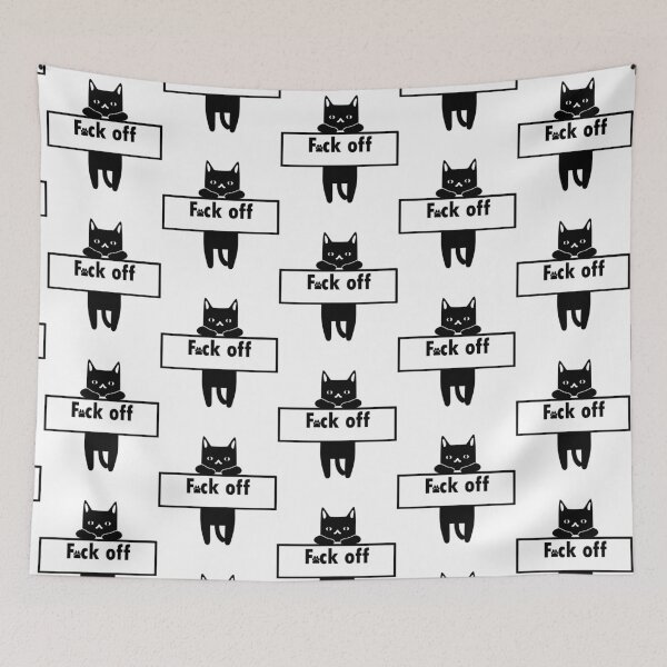 Item preview, F off cat designed and sold by Misschemical.