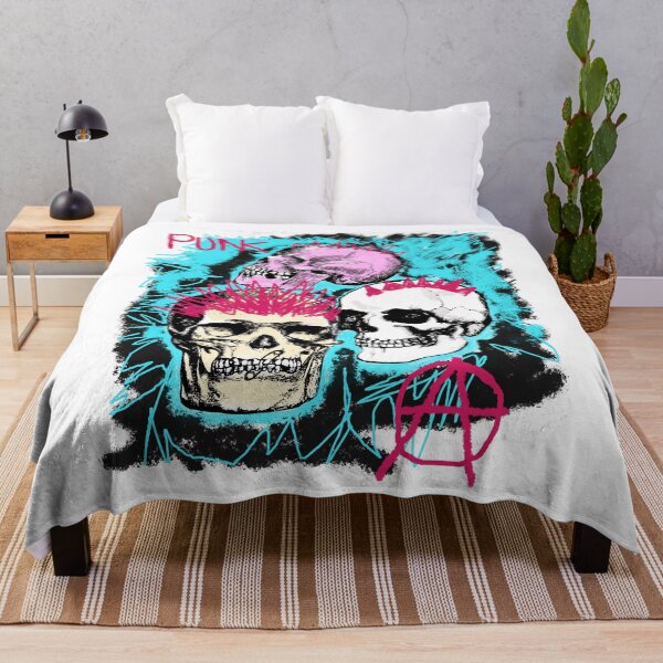 Item preview, Punk Rockin Skulls Vintage Retro Horror designed and sold by Beluved.