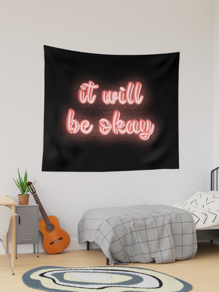 Neon light online tapestry