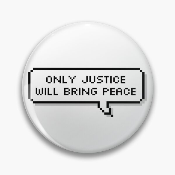 Item preview, Only Justice Will Bring Peace - Avatar Kyoshi Quote designed and sold by Tea-With-Iroh.