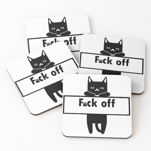 Item preview, F off cat designed and sold by Misschemical.