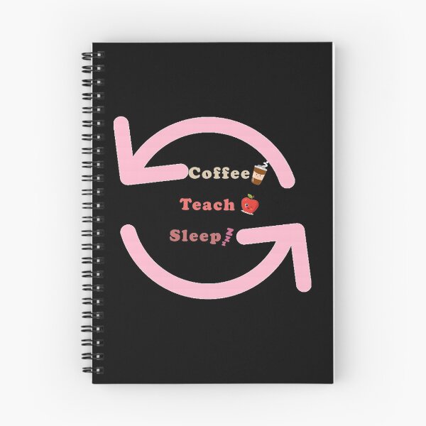 Item preview, Eat sleep coffee teach repeat designed and sold by TshirtTyou.