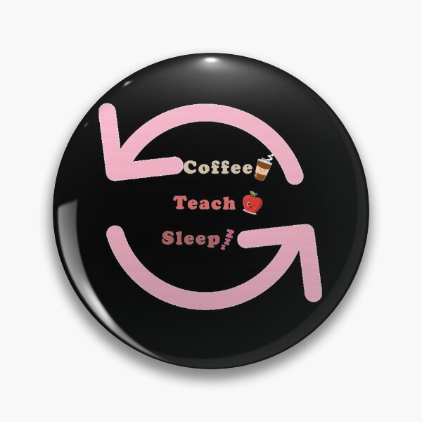 Item preview, Eat sleep coffee teach repeat designed and sold by TshirtTyou.