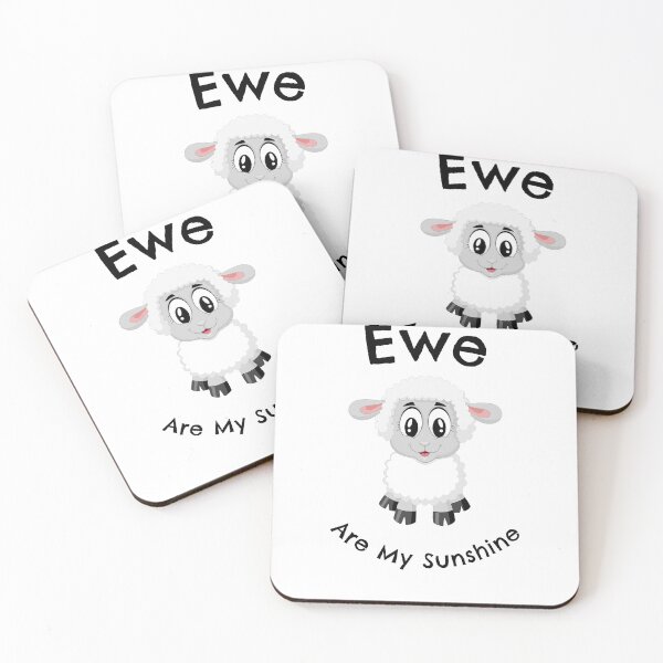 Item preview, Adorable Lamb Positive message Ewe Are My Sunshine designed and sold by TastySpace.