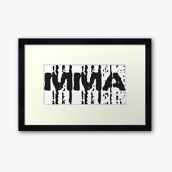 MMA grunge Framed Art Print
