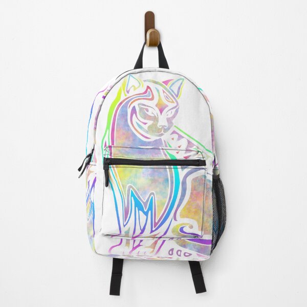 Item preview, Colorful watercolor cat designed and sold by Rainbow Infinity.