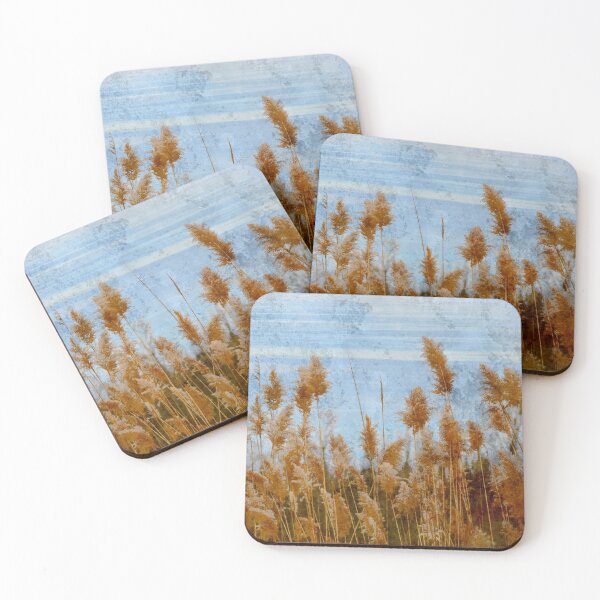 the blue of longing Coasters (Set of 4)