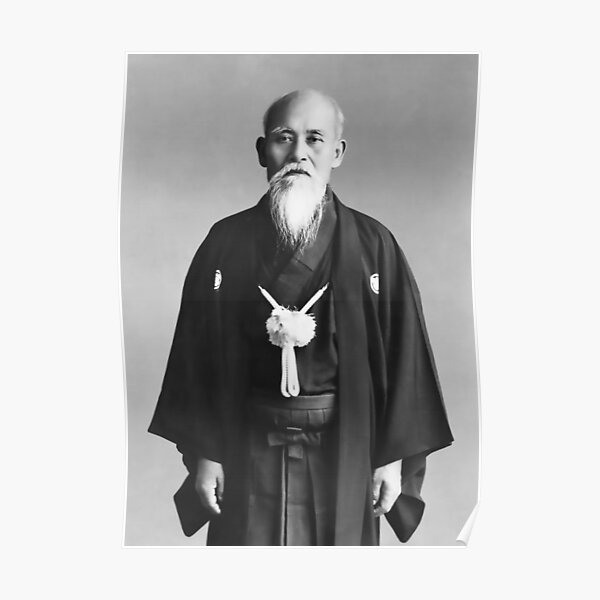 O Sensei Morihei Ueshiba, Aikido Dojo Shomen Poster