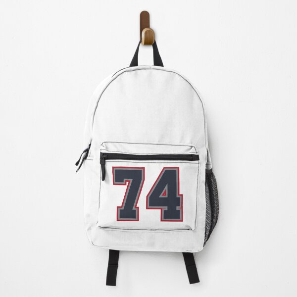 Item preview, 74 Navy Grey Red Sports Number Seventy-Four designed and sold by HelloFromAja.