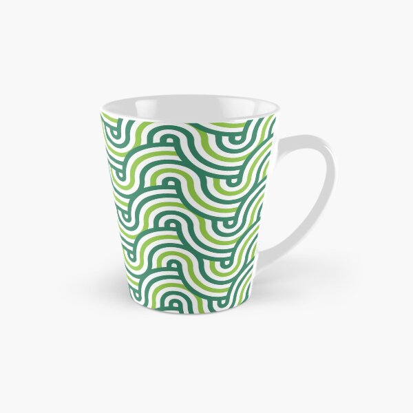 Item preview, Horizontal Waves Pattern – Green & Teal designed and sold by RoguePatterns.