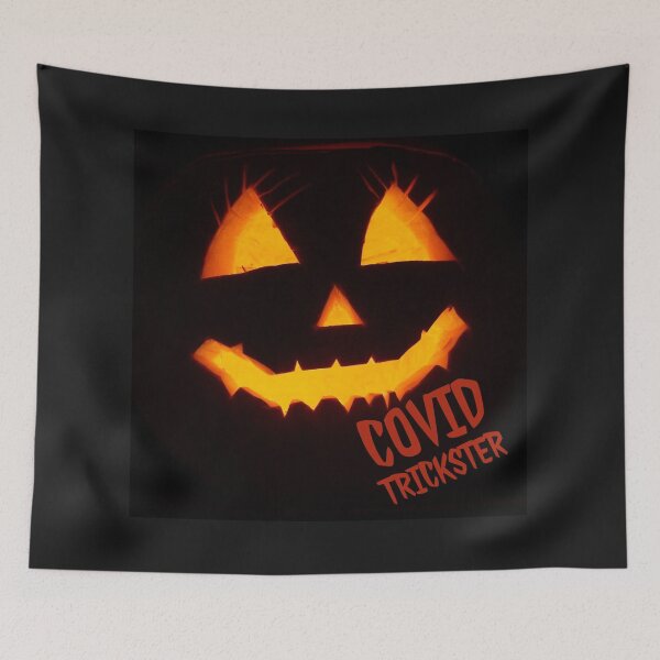 Item preview, Halloween Pumpkin Covid Trickers  designed and sold by stevenwoodcock.