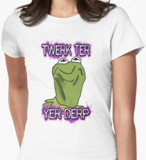 Kermiderp Women's Fitted T-Shirt