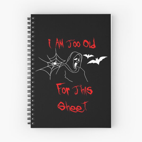 Item preview, I'm Too Old For This Sheet, gifts for your mom,halloween sheet, designed and sold by fall.in.love. on_ink.