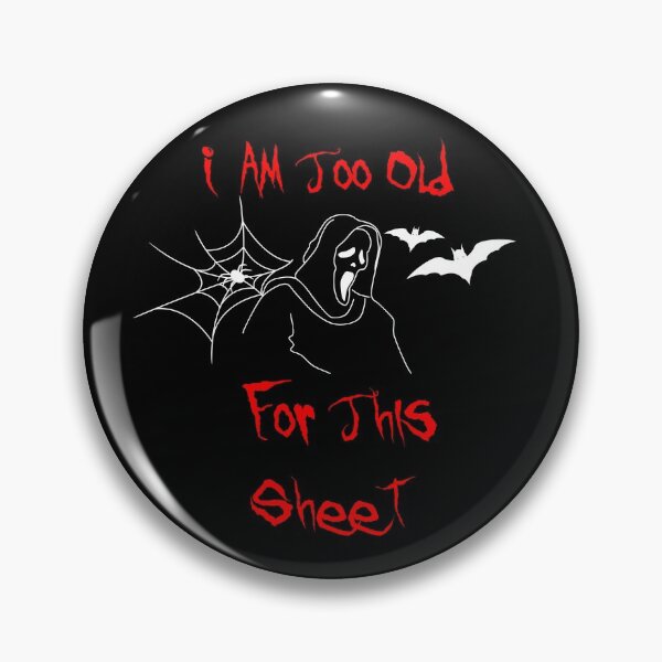 Item preview, I'm Too Old For This Sheet, gifts for your mom,halloween sheet, designed and sold by fall.in.love. on_ink.
