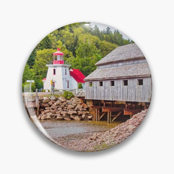 Item preview, Covered Bridge at St Martins Harbour, New Brunswick T-Shirt designed and sold by colorfulbundles.
