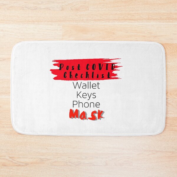 Item preview, Post COVID checklist lockdown humour designed and sold by AMSonArt.